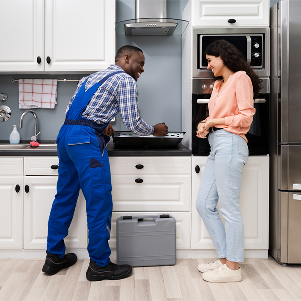 how long does it typically take to complete cooktop repair services in Harwood